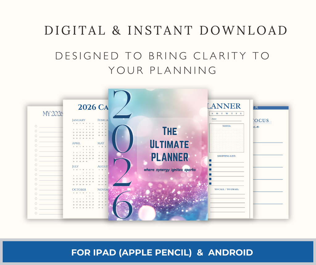 The Ultimate Planner 2026 by Sparked Synergy