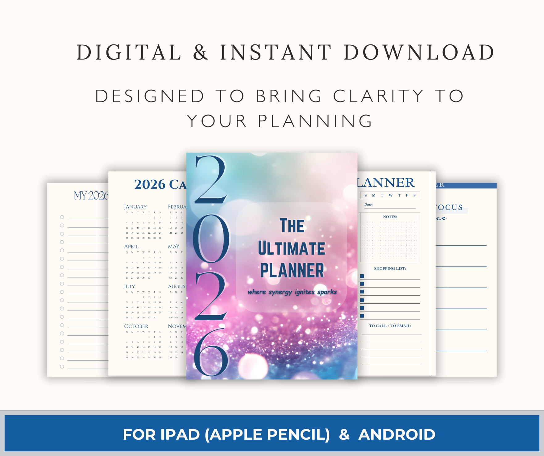 The Ultimate Planner 2026 by Sparked Synergy